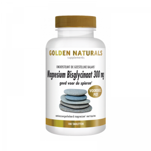 Golden Naturals Magnesium Bisglycinaat 300mg Tabletten