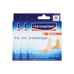 Hansaplast Sport Enkelbandage Medium Voordeelverpakking