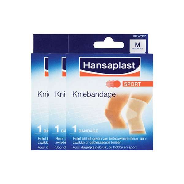 Hansaplast Sport Knieband Medium Voordeelverpakking