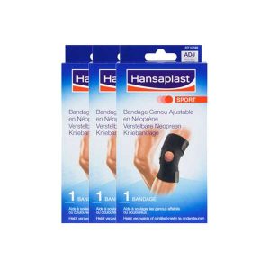 Hansaplast Sport Verstelbare Neopreen Kniebandage Voordeelverpakking