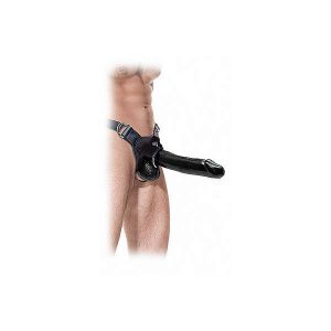 Hollow 12inch Strap-on Black