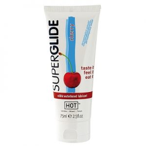 Hot Superglide Glijmiddel Op Waterbasis Cherry