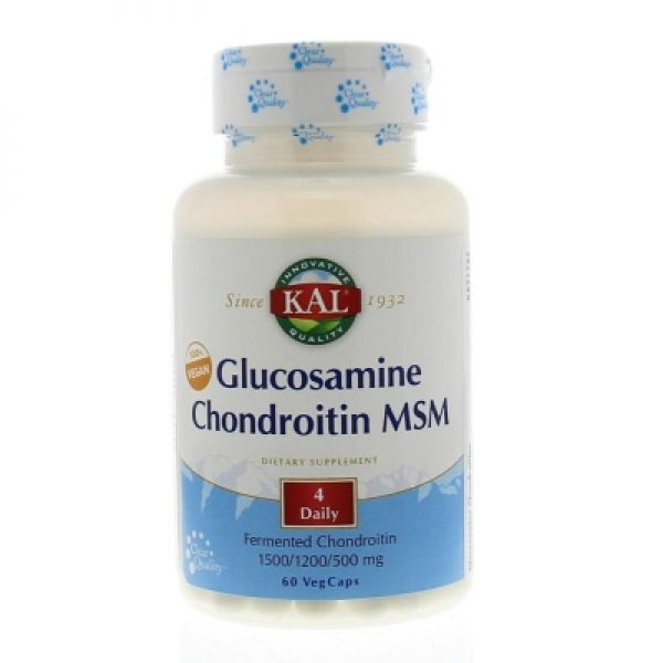 Kal Glucosamine Chondroitin Msm 100 Vegan