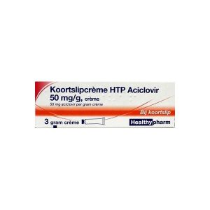 Koortslipcreme htp aciclovir