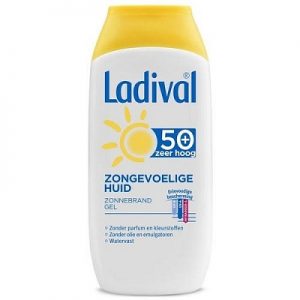 Ladival Zonnebrand Gel Zongevoelige Huid Factorspf50