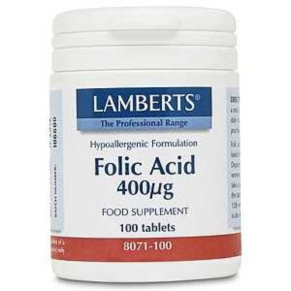 Lamberts Foliumzuur 400mg 8071 Tabletten