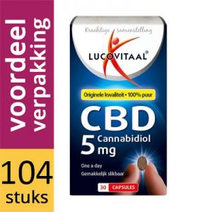 Lucovitaal Cbd Cannabidiol 5mg Capsules Voordeelverpakking