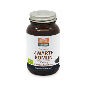 Mattisson HealthStyle Organic Zwarte Komijn 500mg Capsules