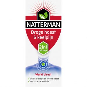 Natterman Droge Hoest + Keelpijn 2in1 Siroop