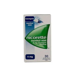 Nicorette kauwgom menthol mint