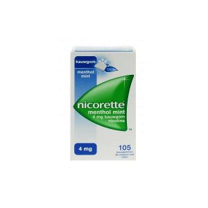 Nicorette kauwgom menthol mint