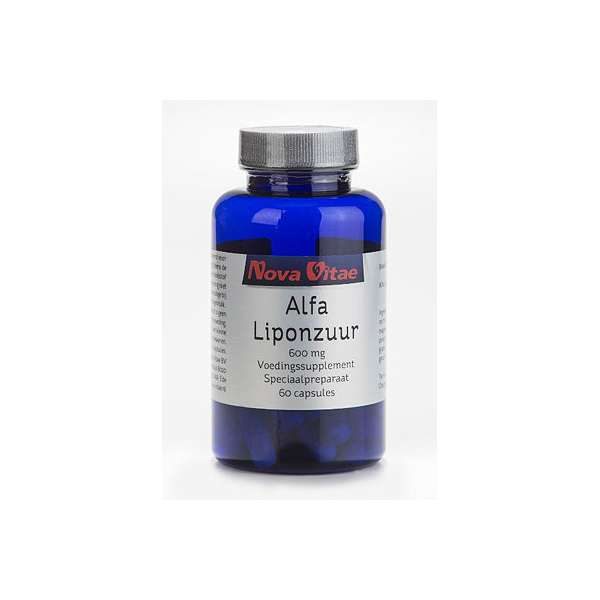 Nova Vitae Alfa Liponzuur 600 Mg Capsules