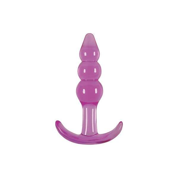 Ns Novelties Jelly Rancher T-plug Ripple Purp