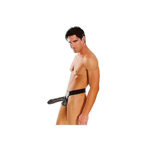 Pipedream Big Daddy Hollow 10inch Strap-on Black