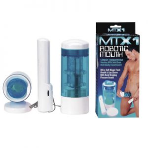 Robotic Mouth Masturbator Blue