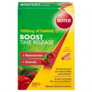 Roter Vitamine C 1000mg Boost Time Release Tabletten