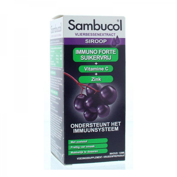 Sambucol Vlierbessenextract Siroop Suikervrij