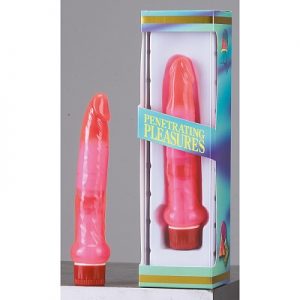 Seven Creations Jelly Anal Slim Jim Vibrator Pink