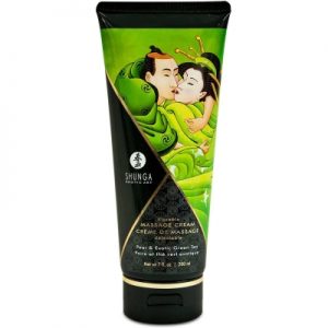 Shunga Eetbare Massagecrme - Peer And Groene Thee