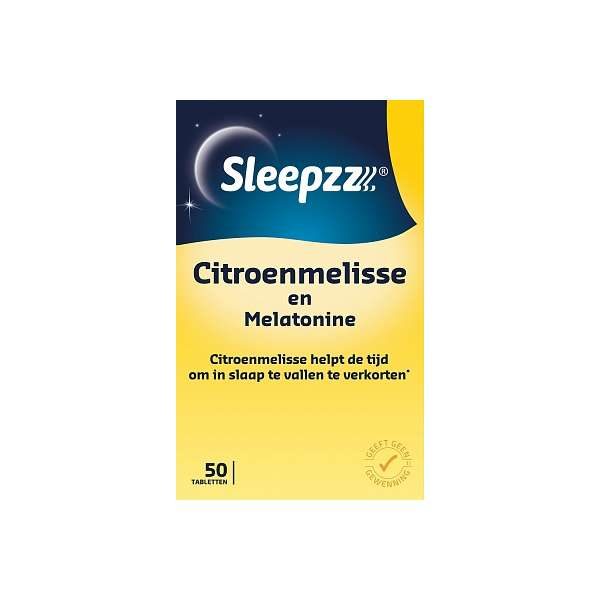 Sleepzz Melatonine 029 Mg Citroenmelisse