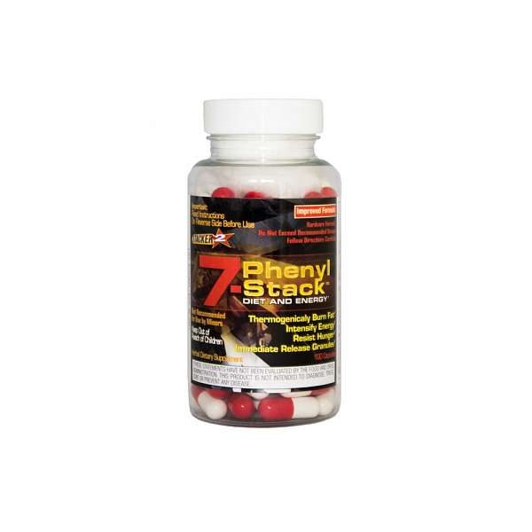 Stacker 2 Ephedra Vrij 7-phenyl Fatburner Stack Diet and Energy Afslankpillen