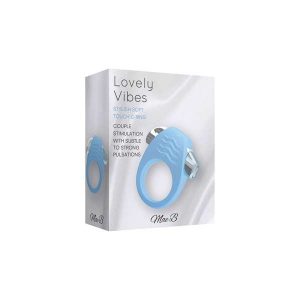 Stylish Soft Touch C-ring Blue