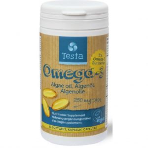 Testa Algenolie Omega-3 DHA Capsules