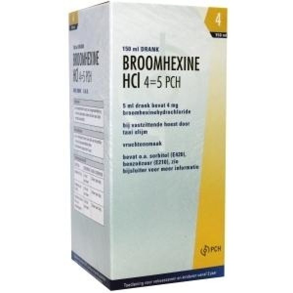 Teva Broomhexine Hcl 4mg/5