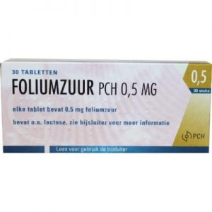 Teva Foliumzuur 0.5mg