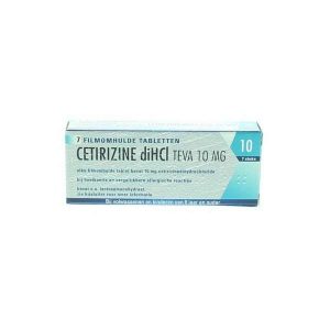 Teva Pharmachemie Cetrizine 10mg