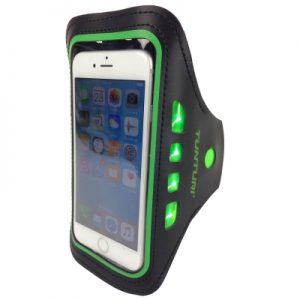 Tunturi Led Telephone Sport Armband Green