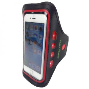 Tunturi Led Telephone Sport Armband Red