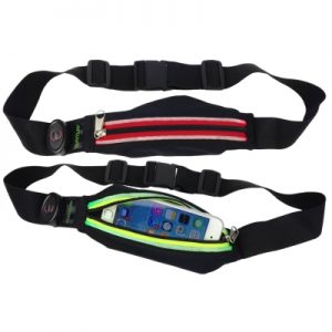 Tunturi Led Waistbag Red