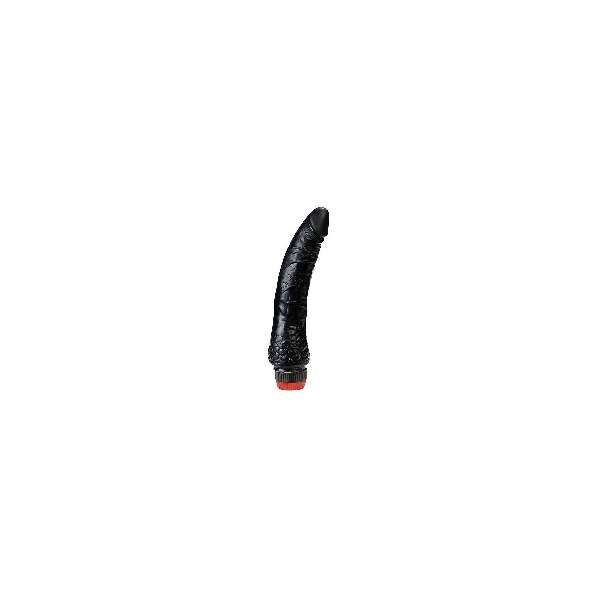 Vinyl P-shape Vibrator Black