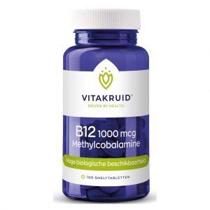 Vitakruid B12 1000mcg Methylcobalamine Smelttabletten