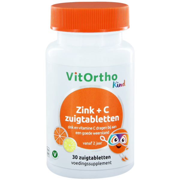 VitOrtho Kind Zink + C Zuigtabletten