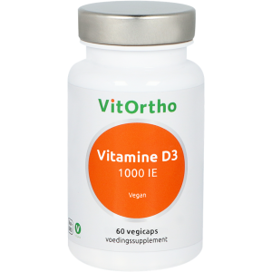 VitOrtho Vitamine D3 1000 IE Vegan Capsules