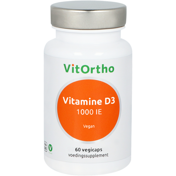 VitOrtho Vitamine D3 1000 IE Vegan Capsules