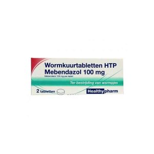 Wormkuurtabletten htp mebendazol 100 mg