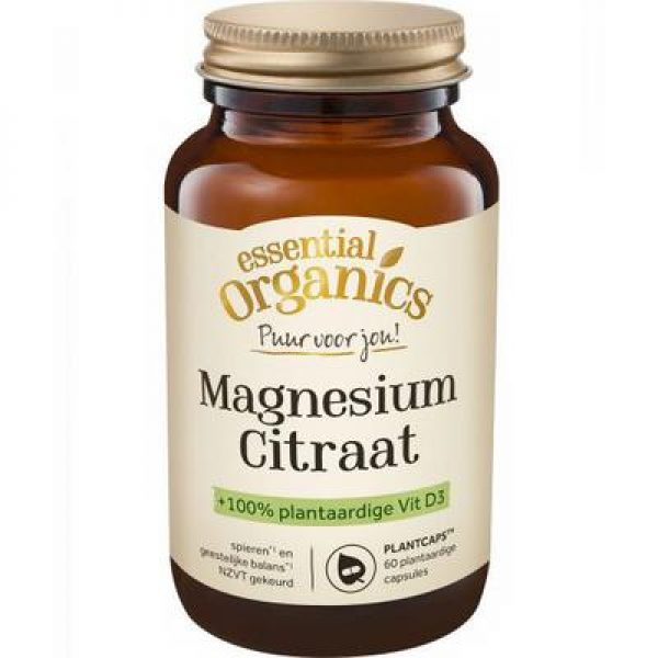 Essential Organ Magnesium citraat puur 60vc