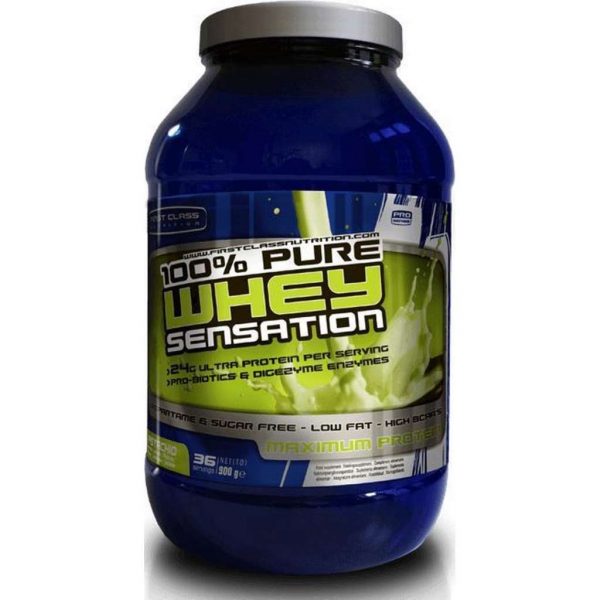 100% Whey Sensation Pistache  900 gr whey protein & Isolaat / eiwitshake