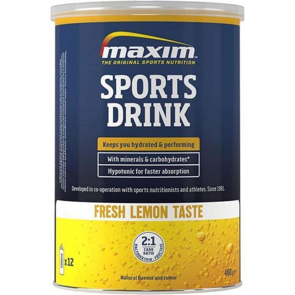 2x Maxim Sports Drink fresh Lemon 480g