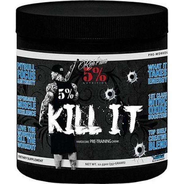 5% Nutrition Rich Piana Kill It Pre-Workout - 357 gr - Blue Raspberry