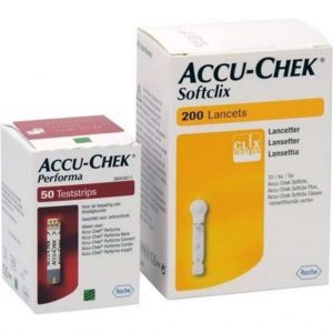 Accu-Chek Performa teststrips + Softclix lancetten