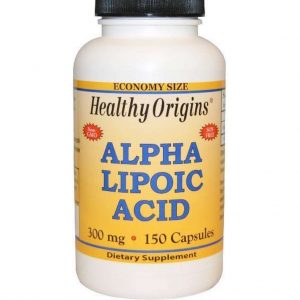 Alfa-liponzuur, 300 mg (150 Capsules) - Healthy Origins