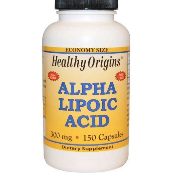 Alfa-liponzuur, 300 mg (150 Capsules) - Healthy Origins