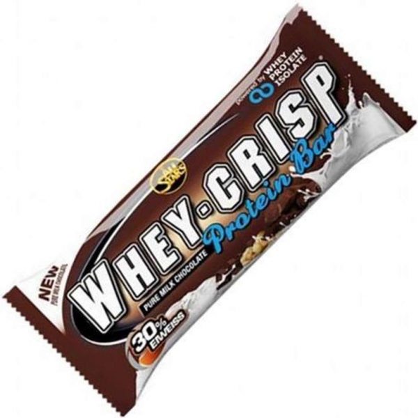 All Stars Whey Crisp Protein Bar Milk Chocolate