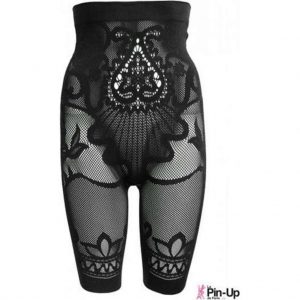 Anti Cellulite Hoge Kanten  Afslankbroek – Pin Up de Paris – M - Zwart