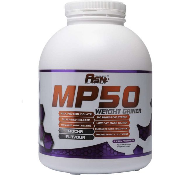 ASN MP-50 Massive Weight Gainer, 2.25kg Vanilla