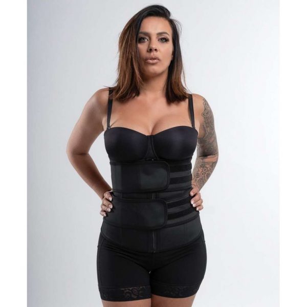 Bella Fit™ Julia - waist trainer 2 banden XL / Zwart